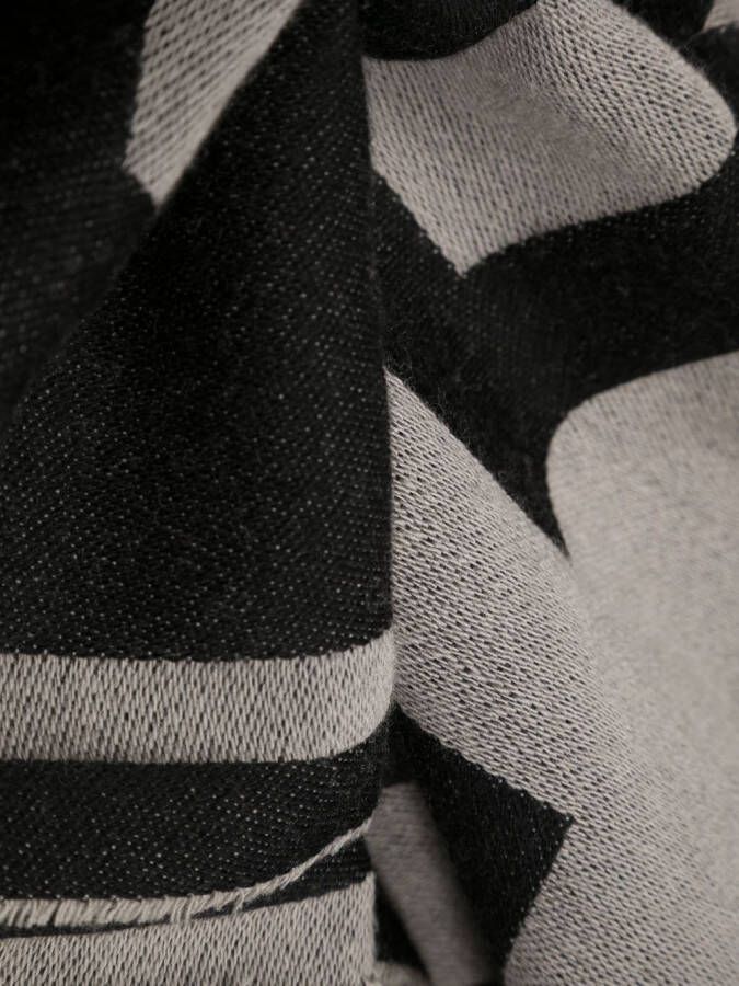Karl Lagerfeld K Essential tweekleurige sjaal Zwart