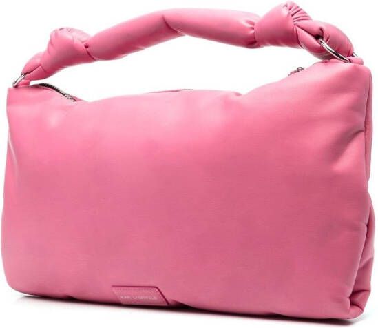 Karl Lagerfeld K geknoopte schoudertas Roze