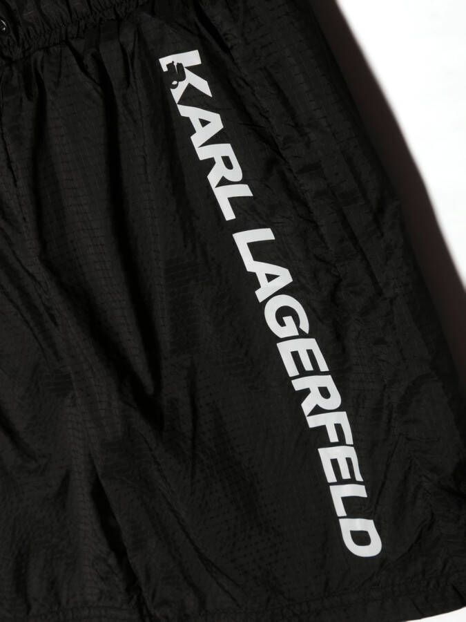 Karl Lagerfeld Kids Bermuda shorts Zwart