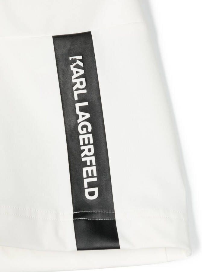 Karl Lagerfeld Kids Rok met logo Wit
