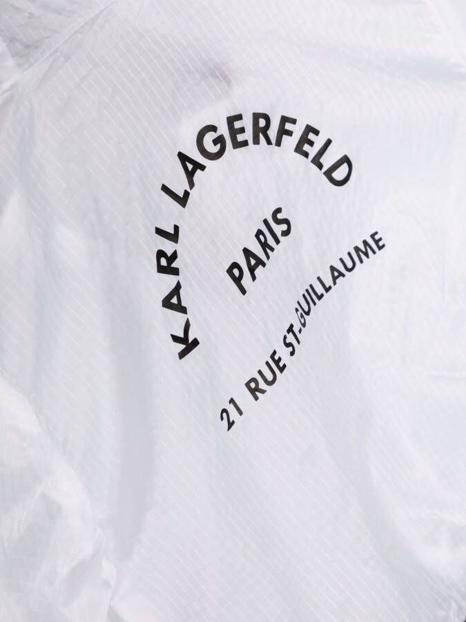 Karl Lagerfeld Kids Jack met logoprint Wit