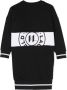 Karl Lagerfeld Kids Sweaterjurk met logoprint Zwart - Thumbnail 2