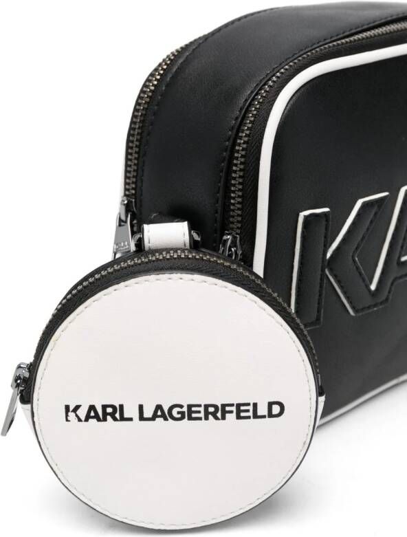 Karl Lagerfeld Kids Schoudertas van imitatieleer Zwart