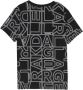 Karl Lagerfeld Kids T-shirt met logoprint Zwart - Thumbnail 2