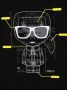 Karl Lagerfeld Kids T-shirt met patroon Zwart - Thumbnail 3