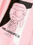 Karl Lagerfeld Kids T-shirt met print Roze - Thumbnail 2