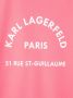 Karl Lagerfeld Kids T-shirtjurk met logoprint Roze - Thumbnail 3