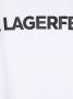 Karl Lagerfeld Kids T-shirtjurk met logoprint Wit - Thumbnail 3