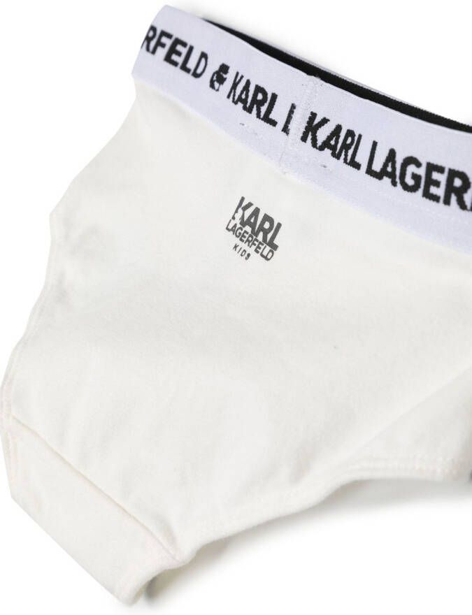 Karl Lagerfeld Kids Twee boxershorts Wit