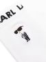 Karl Lagerfeld Drie paar Ikonik intarsia sokken Wit - Thumbnail 2