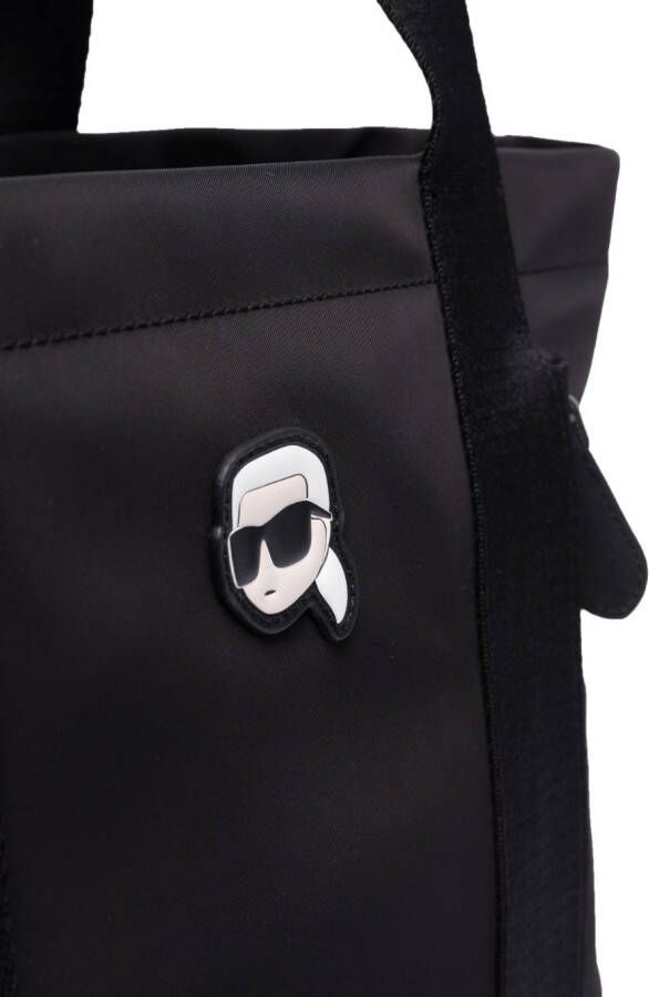 Karl Lagerfeld Ikon shopper met rits Zwart