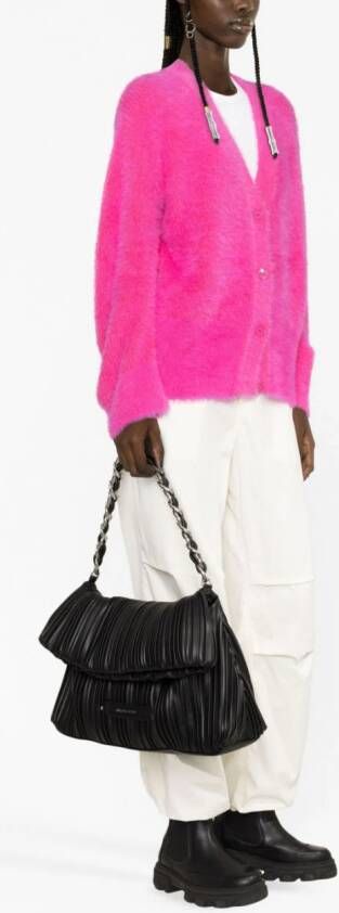 Karl Lagerfeld K Kushion geplooide tas Zwart