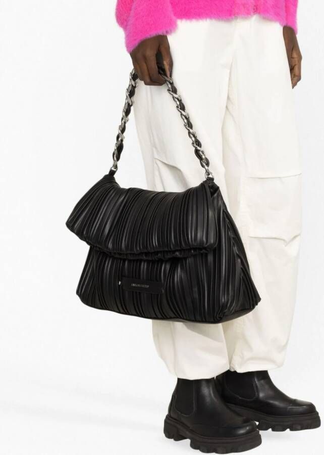 Karl Lagerfeld K Kushion geplooide tas Zwart