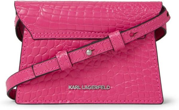 Karl Lagerfeld Kleine schoudertas Roze
