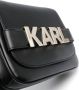 Karl Lagerfeld K Letters crossbodytas met logoplakkaat Zwart - Thumbnail 4