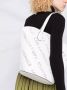 Karl Lagerfeld k Punched shopper met logo Wit - Thumbnail 3