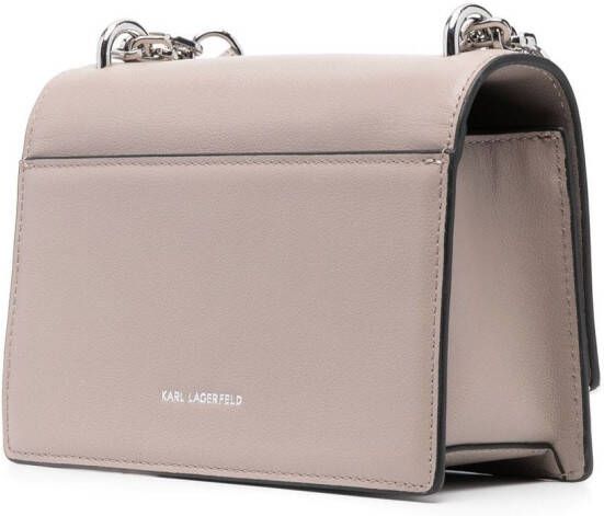 Karl Lagerfeld K Signature kleine schoudertas Grijs