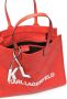 Karl Lagerfeld K Skare grote shopper Rood - Thumbnail 5
