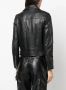Karl Lagerfeld Leren bikerjack Zwart - Thumbnail 4