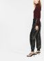 Karl Lagerfeld Leren broek Zwart - Thumbnail 4