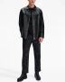 Karl Lagerfeld Leren overhemd Zwart - Thumbnail 2