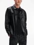 Karl Lagerfeld Leren overhemd Zwart - Thumbnail 3