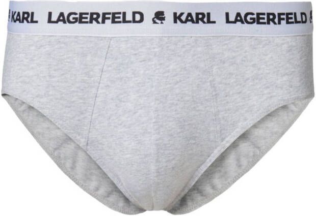Karl Lagerfeld Katoenen boxershorts met logo Zwart