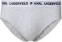 Karl Lagerfeld Katoenen boxershorts met logo Zwart - Thumbnail 3