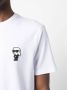 Karl Lagerfeld T-shirt met logopatch Wit - Thumbnail 5