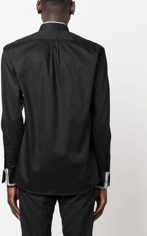 Karl Lagerfeld Overhemd met logoprint Zwart