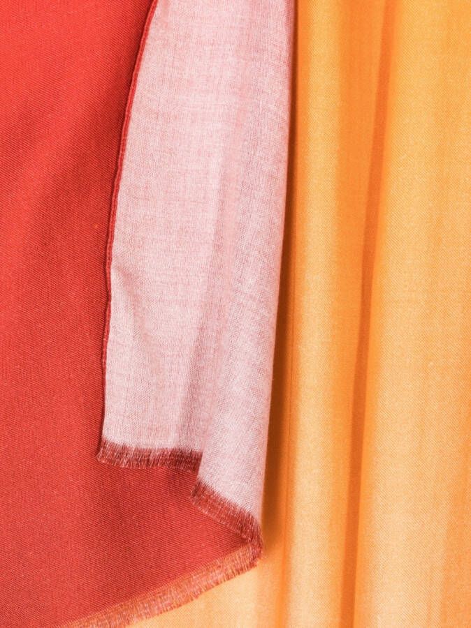 Karl Lagerfeld Sjaal met bloemenprint Oranje