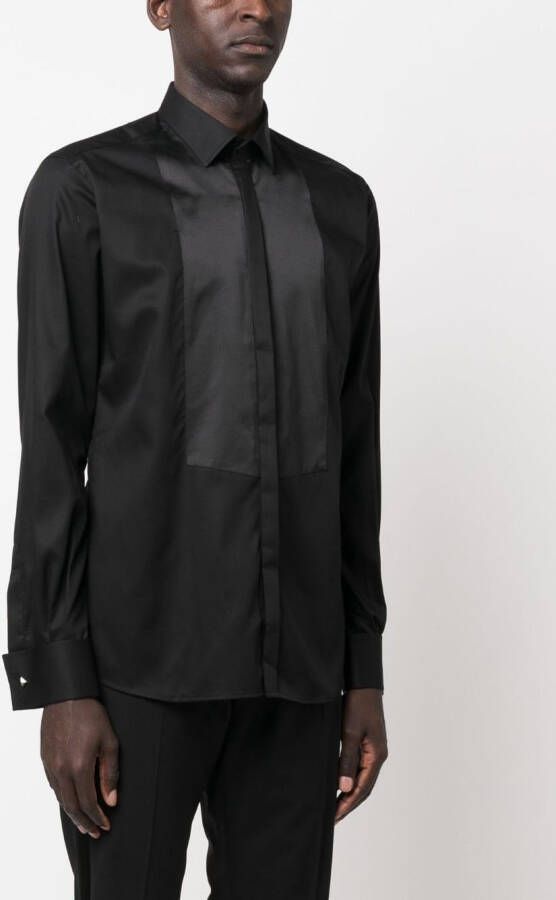 Karl Lagerfeld Katoenen overhemd Zwart