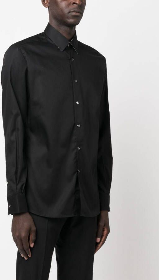 Karl Lagerfeld Katoenen overhemd Zwart