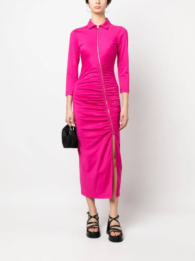 Karl Lagerfeld Jurk met lange mouwen Roze