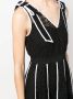 Karl Lagerfeld Midi-jurk met geborduurd kant Zwart - Thumbnail 5