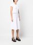 Karl Lagerfeld Midi-jurk met korte mouwen Wit - Thumbnail 3