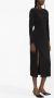 Karl Lagerfeld Midi-jurk met lange mouwen Zwart - Thumbnail 3