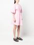 Karl Lagerfeld Midi-jurk met pofmouwen Roze - Thumbnail 3