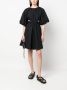 Karl Lagerfeld Midi-jurk met pofmouwen Zwart - Thumbnail 2