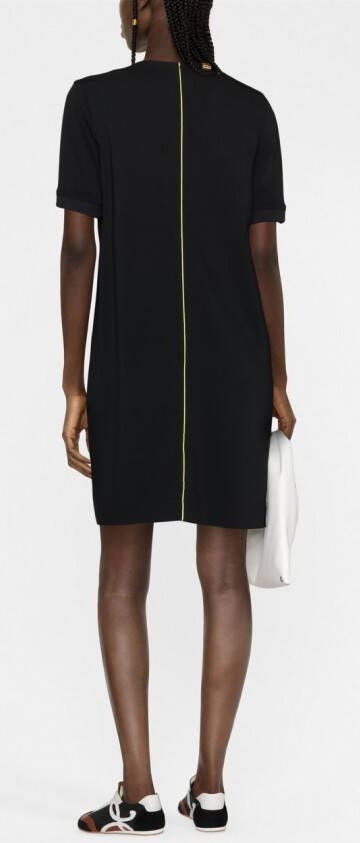 Karl Lagerfeld Mini-jurk met geborduurd logo Zwart