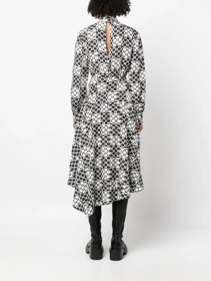 Karl Lagerfeld Mini-jurk met jacquard Zwart