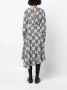 Karl Lagerfeld Mini-jurk met jacquard Zwart - Thumbnail 4