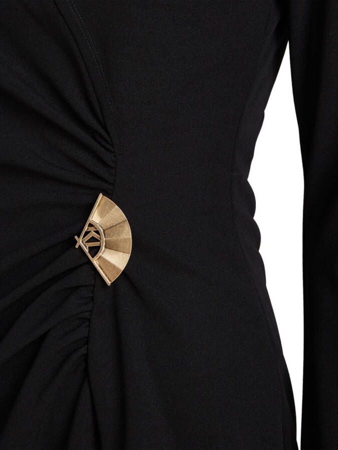 Karl Lagerfeld Mini-jurk met logoplakkaat Zwart