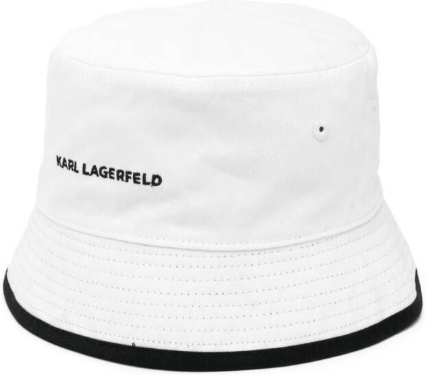 Karl Lagerfeld Omkeerbare vissershoed Zwart
