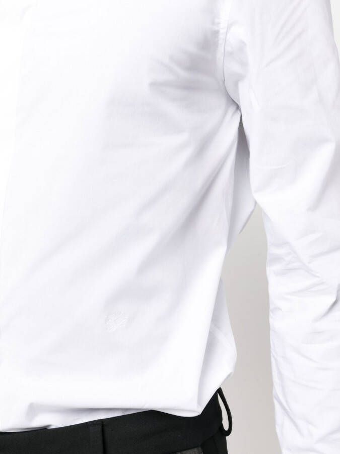 Karl Lagerfeld Button-up popeline overhemd Wit