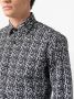 Karl Lagerfeld Overhemd met patroon Zwart - Thumbnail 5