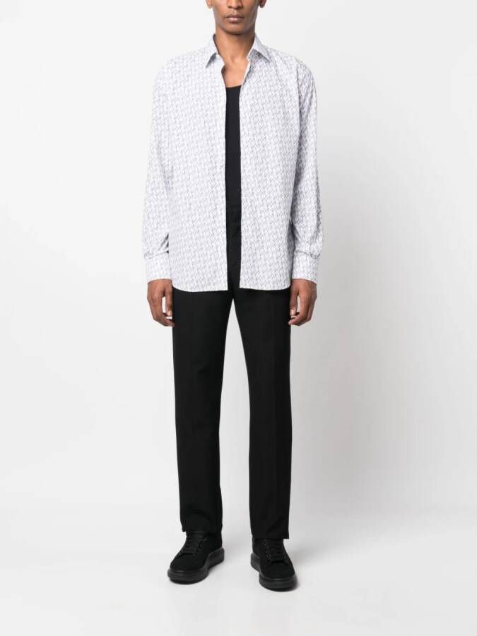 Karl Lagerfeld Overhemd met print Wit