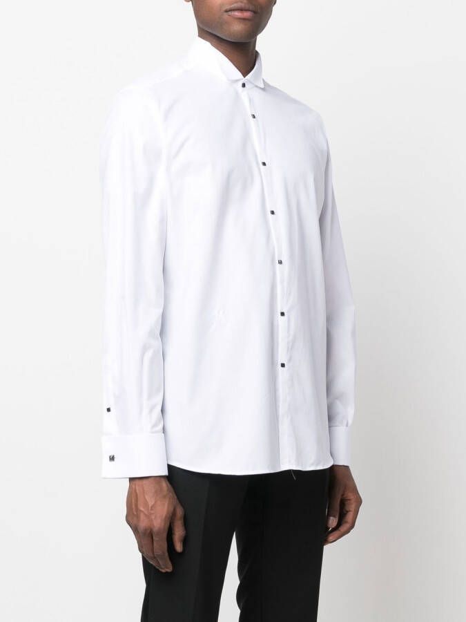 Karl Lagerfeld Overhemd met spikes Wit