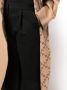 Karl Lagerfeld Pantalon met geplooide rand Zwart - Thumbnail 5