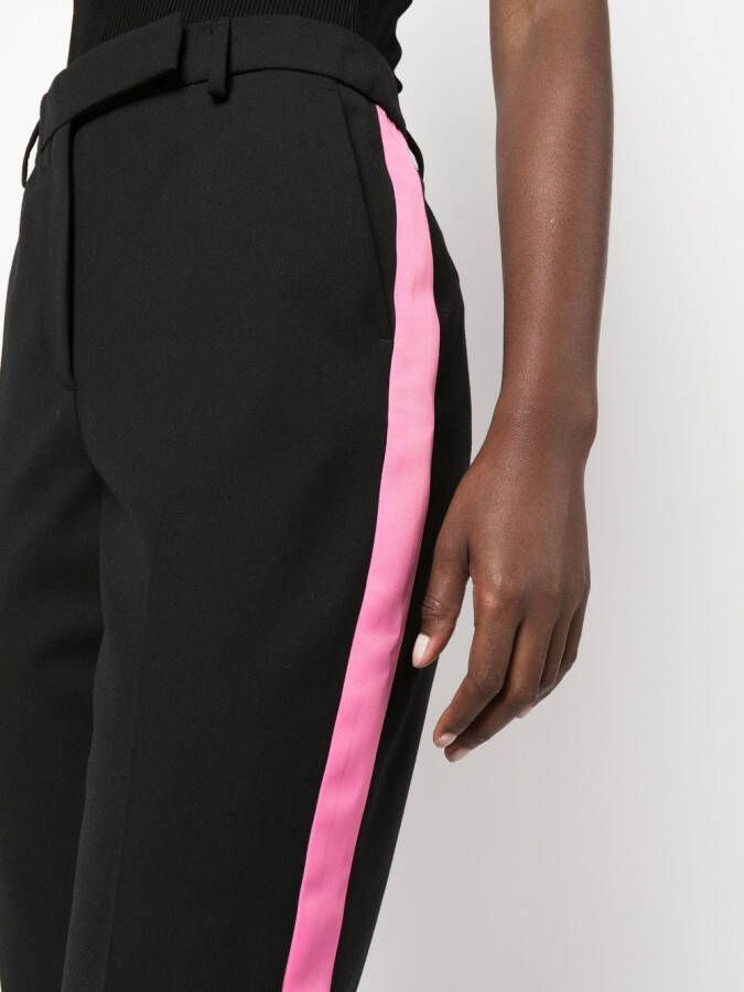 Karl Lagerfeld Pantalon met zijstreep Zwart